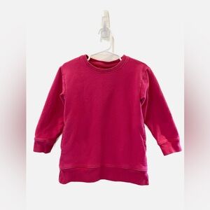 Primary Pocket Tunic Sweatshirt - Pink - 3T